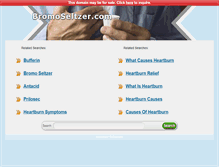 Tablet Screenshot of bromoseltzer.com